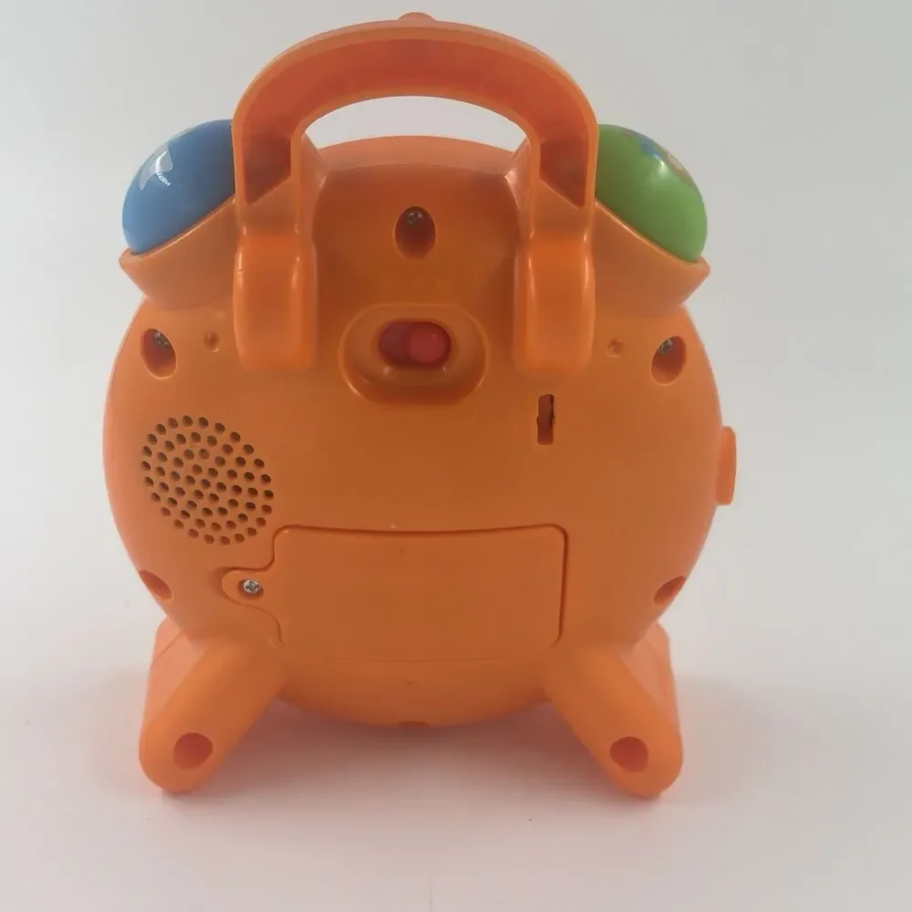 Fisher Price Laugh and Learn Orange Counting Clock Shapes Colors Toddler Toy